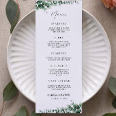 Greenery Wedding Menu Kaarten Sjabloon