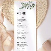 Greenery Wedding Menu Kaarten Sjabloon