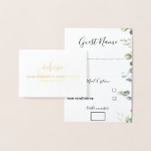 Greenery Wedding Menu Keuze Plaatskaarten (Display)