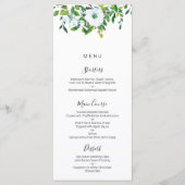 Greenery Wedding Menu, Woodland Menu (Voorkant)