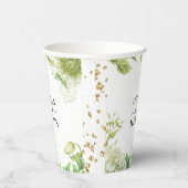 Greenery Wedding Paper Cups Papieren Bekers (Rechts)