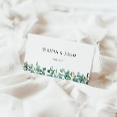 Greenery Wedding Place Cards Sjabloon