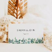 Greenery Wedding Place Cards Sjabloon