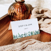 Greenery Wedding Place Cards Sjabloon