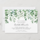 Greenery Wedding Reception slechts Kaart (Voorkant)