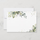 Greenery Wedding RSVP-kaart RSVP Kaartje (Achterkant)