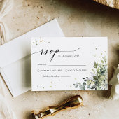 Greenery Wedding RSVP-kaart RSVP Kaartje