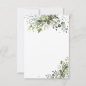Greenery Wedding RSVP-kaart RSVP Kaartje (Achterkant)
