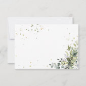 Greenery Wedding RSVP-kaart RSVP Kaartje (Achterkant)