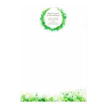 Greenery Wedding Seating Plan blanco DIY sjabloon
