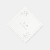 Greenery Wedding Servet (Hoek)