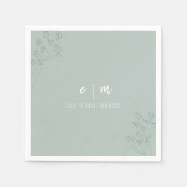 Greenery Wedding Servet