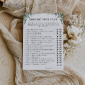 Greenery Wedding Shoe Game Sjabloon, Kaart