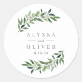 Greenery Wedding Stickers (Voorkant)