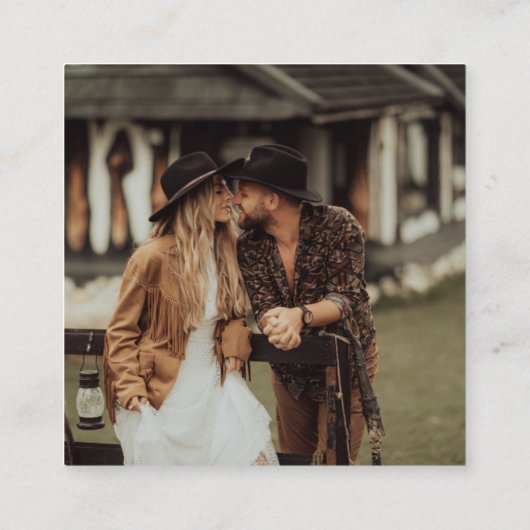 Greenery Wedding Website | QR-code Informatiekaartje (Achterkant)