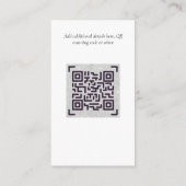 Greenery Wedding Website - QRCode RSVP Hotel Informatiekaartje (Achterkant)