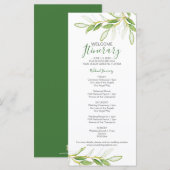 Greenery Wedding Weekend Reisroute voor gasten (Voorkant / Achterkant)