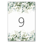 Greenery | Weduwstabel-nummer Kaart (Achterkant)