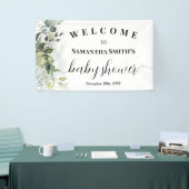 Greenery Welcome Baby shower Eucalyptus Spandoek (Beurs)
