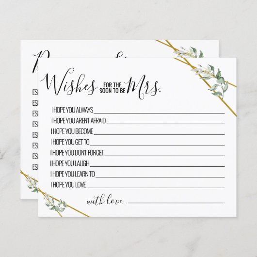 Greenery wenst dat de binnenkort mevrouw de douche (Voorkant / Achterkant)