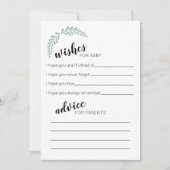 Greenery wenst- en advieskaart notitiekaartje (Voorkant)