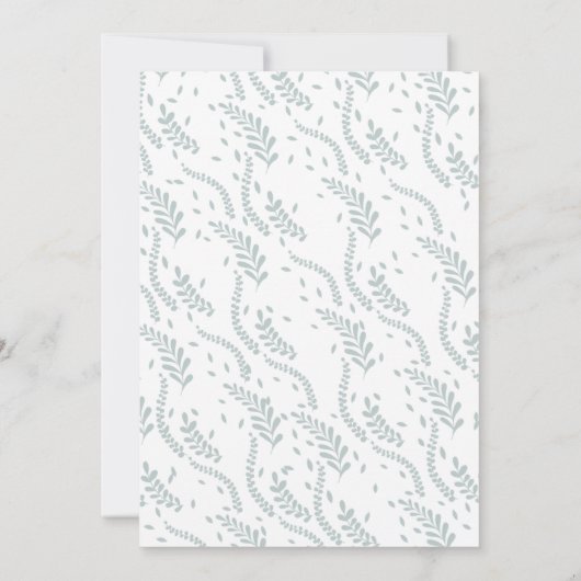 Greenery wenst- en advieskaart notitiekaartje (Achterkant)