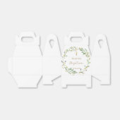 greenery wesp Baptisme Bedankdoosjes (Uitgevouwen)