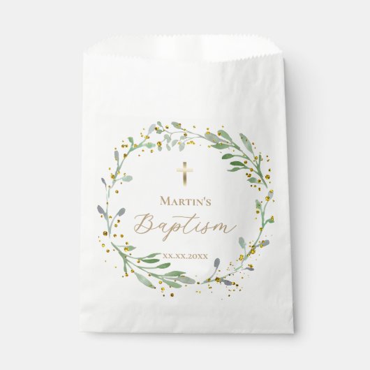 greenery wesp Baptisme Bedankzakje (Voorkant)
