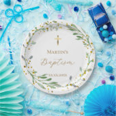 greenery wesp Baptisme Papieren Bordje (Feest)