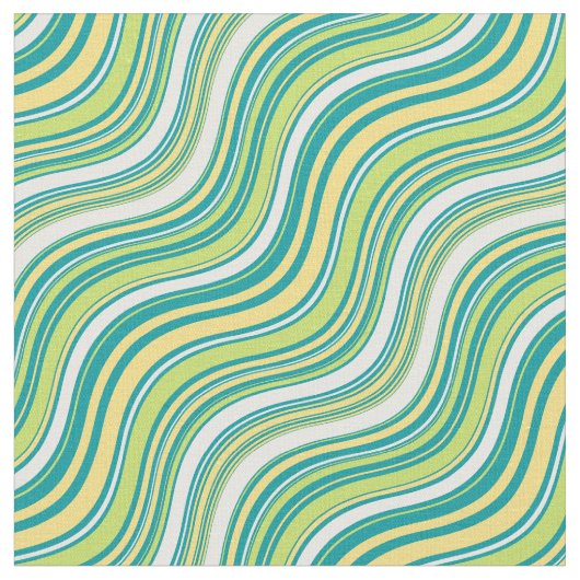 Greenery weve Boho modern patroon Stof (Close Up)