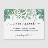 Greenery We've Moved Aankondiging Kaart (Voorkant)