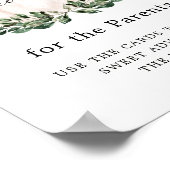 Greenery White Pumpkin Advice and Wwish Sign Poster (Hoek)