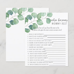 Greenery - Wie kent mammie het beste spel
