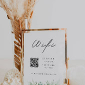 Greenery WiFi-code, QR-code WiFi Connect Kaart