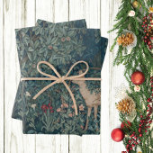 Greenery William Morris art design inpakpapier