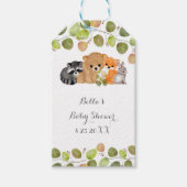 Greenery Woodland Animal Gift Labels Cadeaulabel (Voorkant)