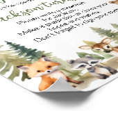 Greenery Woodland Animals Time Capsule Poster (Hoek)