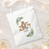 Greenery Woodland Animals Verjaardag Baby shower Bedankzakje (Geknipt)