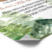 Greenery Woodland Beer Time Capsule Poster (Hoek)