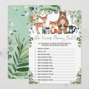 Greenery Woodland die mammie beste gamekaart kent Kaart