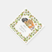 Greenery Woodland Dierlijk Papier Servetten (Hoek)