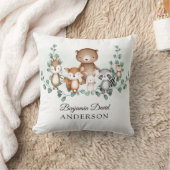 Greenery Woodland Eucalyptus Baby Animals Nursery Kussen (Deken)