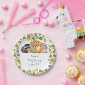 Greenery Woodland Forest Dierlijk Papier Borden Papieren Bordje (Feest)
