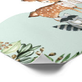 Greenery Woodland Thumbprint Tree Guestbook Sign Poster (Hoek)