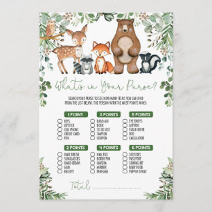 Greenery Woodland Wat zit er in je paarse gamekaar Kaart