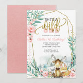 Greenery Woodland Ze is een wilde een eerste verja Kaart (Voorkant / Achterkant)