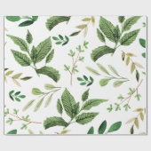 Greenery Wrapping Paper Cadeaupapier (Vlak)