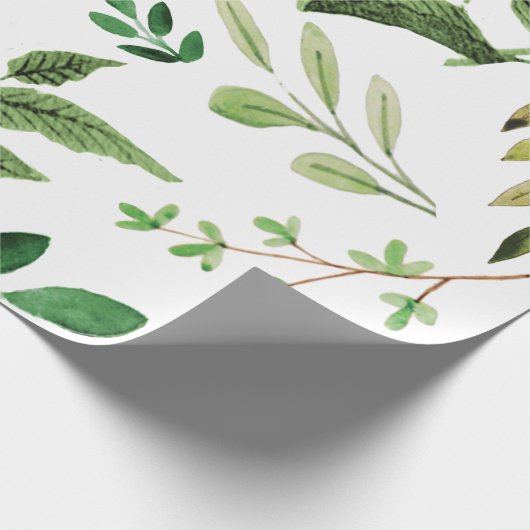 Greenery Wrapping Paper Cadeaupapier (Hoek)