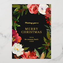Greenery Wreater Waterverf Black Gold Kerstmis