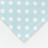 Greenery Wreath Blue Elephant Personalized Boy Fleece Deken (Hoek)